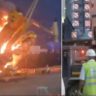 Mumbai Port Crane Accident : मुंबई पोर्टवर कार्गो उचलताना मोठी दुर्घटना; क्रेनला आग, दोन ऑपरेटर जखमी