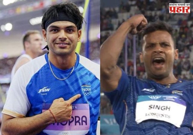 Commonwealth Games 2026 : राष्ट्रकुल क्रीडा स्पर्धेत भारताला दुहेरी आनंद; नीरजने जिंकले रौप्य, यशवीरने पटकावले कांस्य