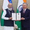 PM Narendra Modi Uzbekistan Visit : पंतप्रधान मोदींना उझबेकिस्तानकडून सर्वोच्च सन्मान ‘ओली दराजाली दोस्तलिक’ प्रदान