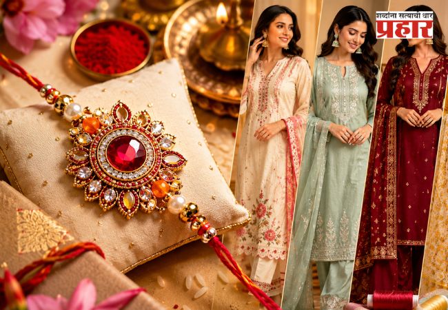 Rakhi Outfit 2026 : साधा कपडा अन् थोडी कल्पकता! यंदाच्या राखीला टेलरकडून शिवून घ्या ‘हे’ ५ डिझायनर सूट; रेडीमेडही पडतील फिके