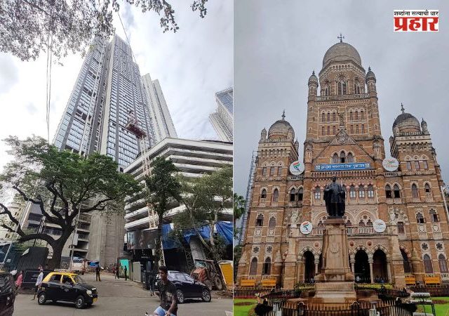 Rustomjee Crown Unauthorized Construction : प्रभादेवीतील 'रुस्तमजी क्राउन’ इमारतीतील अनधिकृत बाधकामांवर महापालिकेचा हातोडा