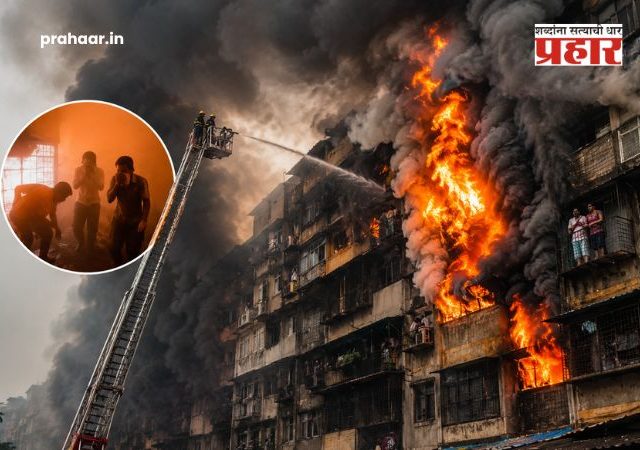 Ullhasnagar Fire : धुराचे लोट अन् नागरिकांचा आक्रोश : उल्हासनगरमध्ये इमारतीला भीषण आग, १० हून अधिक वाहने भस्मसात
