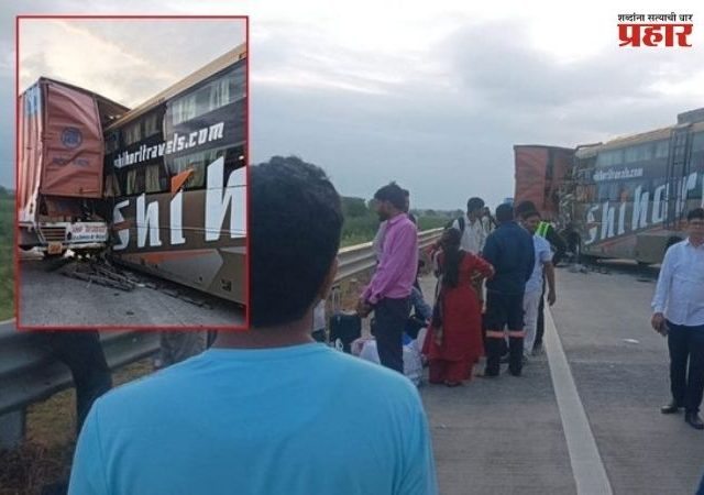 Samruddhi Highway Accident : समृद्धी महामार्गावर ट्रॅव्हल्स बसचा भीषण अपघात; 65 वर्षीय प्रवाशाचा मृत्यू, 10 जण जखमी