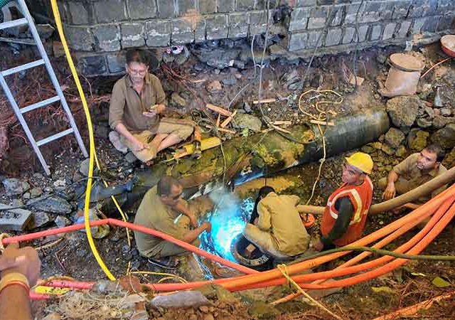 Mumbai 3 Pipeline : मुंबईला पाणीपुरवठा करणाऱ्या तीन हजार मिलीमीटर व्यासाच्या 'मुंबई ३' जलवाहिनीची दुरुस्ती पूर्ण
