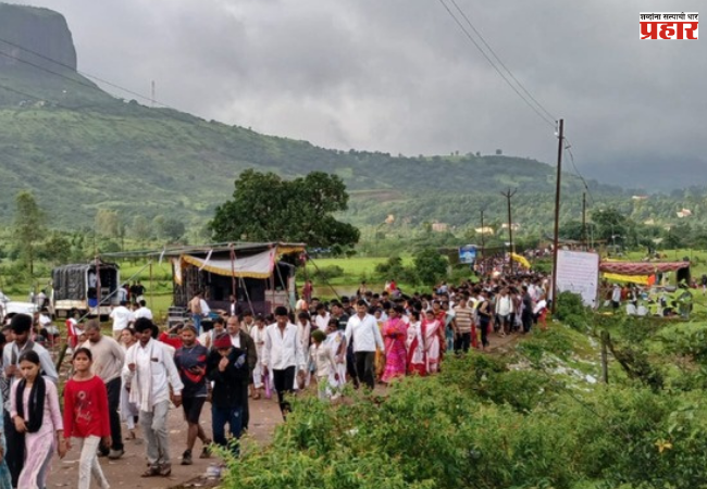 Nashik Trimbakeshwar News : तिसऱ्या श्रावण सोमवारनिमित्त ब्रह्मगिरी प्रदक्षिणेसाठी भाविकांची गर्दी