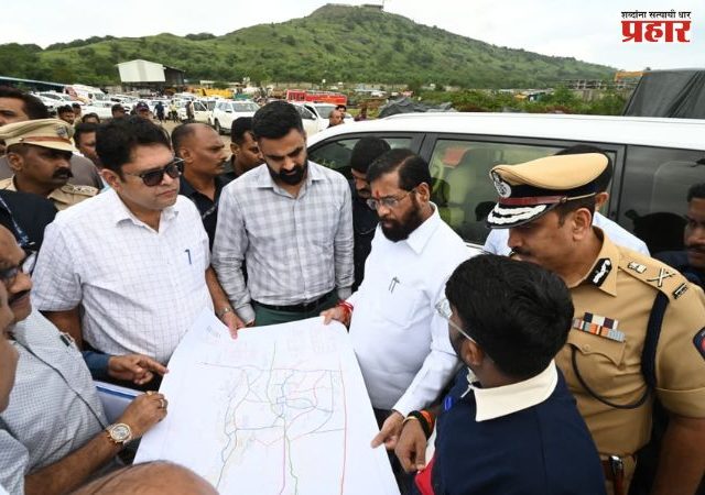 Eknath Shinde : पायाभूत सुविधांच्या उपलब्धतेसोबत, वाहतूक कोंडी सोडवण्यासाठी तातडीची, दीर्घकालीन उपाययोजना