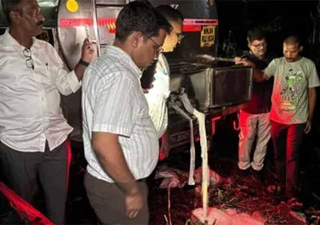 Milk adulteration in Navi Mumbai : नवी मुंबईतील महापेतून लाखो रुपयांचा भेसळ केलेल्या दुग्धजन्य पदार्थांचा साठा जप्त