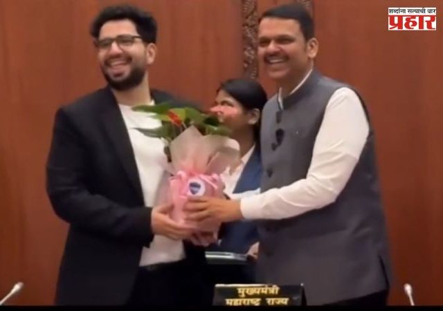 Samay Raina Viral video : 'मेरा और सायबर सेल का रिश्ता पुराना है'! देवेंद्र फडणवीस आणि समय रैना एकाच मंचावर, Video Viral