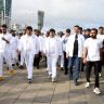 Maha Walkathon : महा वॉकेथॉनमधून जलसंपन्न महाराष्ट्राचा संदेश; राज्यभरात 3 लाखांहून अधिक नागरिकांचा सहभाग
