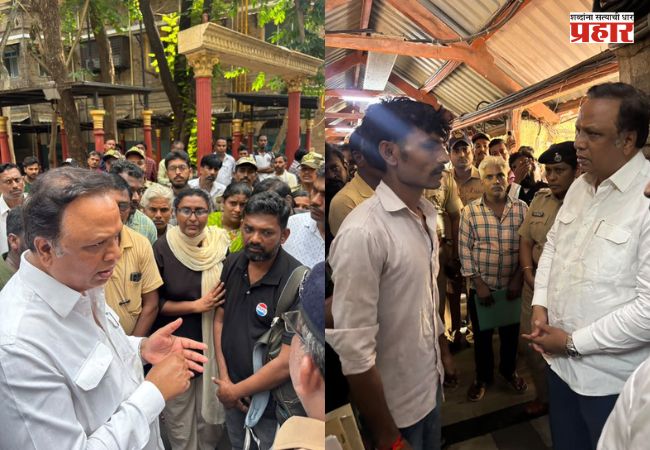 Ashish Shelar : काळाचौकी दुर्घटनेनंतर मंत्री आशिष शेलारांनी घेतली मृतांच्या कुटुंबीयांची भेट; गणेश मंडळांना सुरक्षेच्या नियमांचे पालन करण्याचे आवाहन
