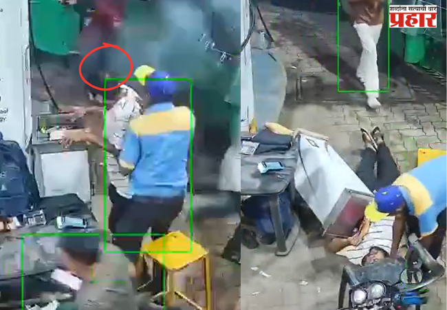 Hose bursts while filling CNG, nozzle strikes head