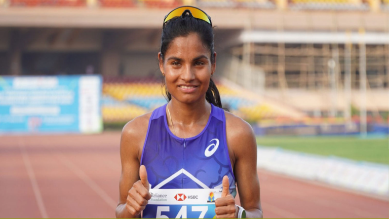 Seema Kumari's historic feat! Clinches bronze medal in the women's 10,000m race