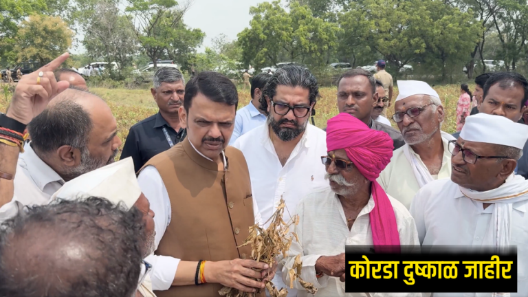 Dry drought declared in 265 out of 358 talukas in the state; Fadnavis government's announcement