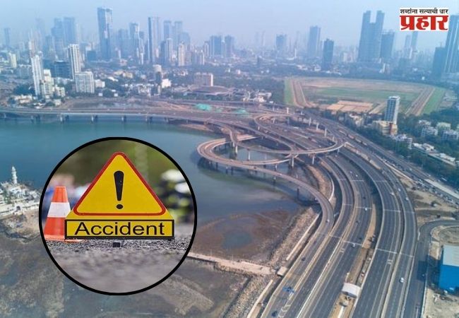Mumbai Accident News : धक्कादायक! मुंबई कोस्टल रोडवर BMW कारचा भीषण अपघात, 3 तरुणांचा मृत्यू, एक गंभीर