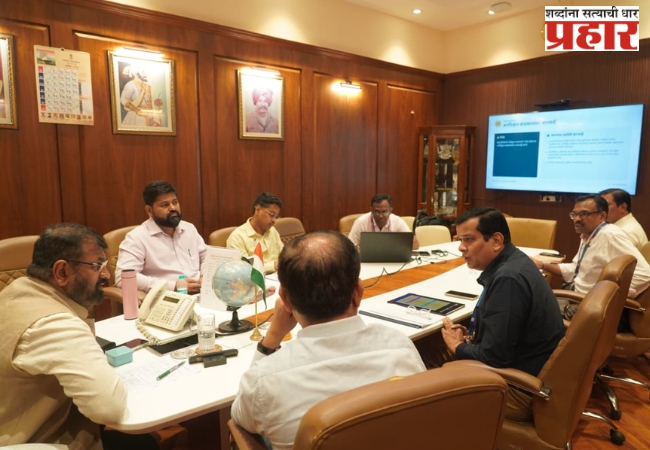 preparations for the beloved lord ganesha are in the final stages in mumbai legislative council deputy chairman sachin ahir reviewed the arrangements