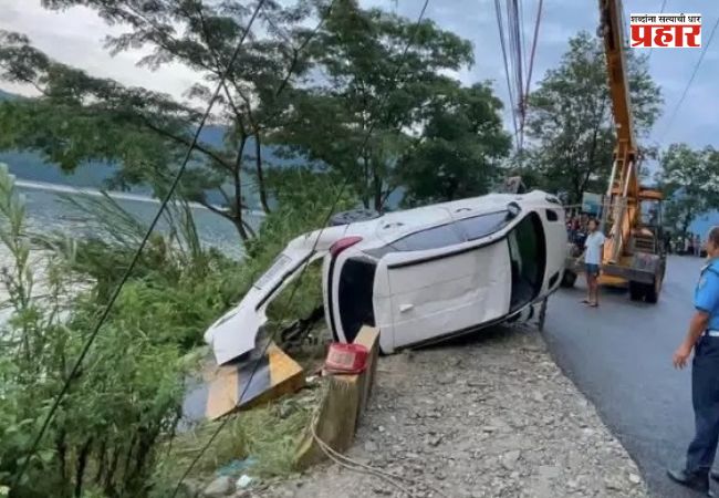 Nepal Car Accident : नेपाळमध्ये फेवा तलावात कार कोसळून अपघात; दोन भारतीयांचा मृत्यू, दोघे जखमी