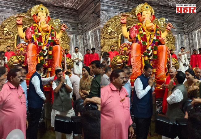 Nitin Nabin : नितीन नबीन यांनी घेतले सिद्धिविनायक, लालबागच्या राजाचे दर्शन