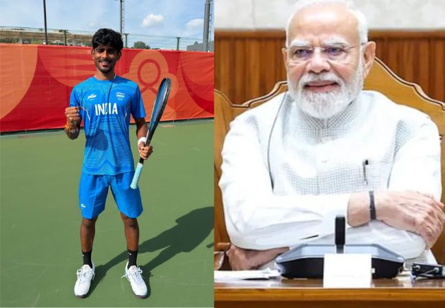 PM Modi Praises Jay Meena : जय मीनाचे सॉफ्ट टेनिसमधील ऐतिहासिक यश; पंतप्रधान नरेंद्र मोदींकडून कौतुकाचा वर्षाव