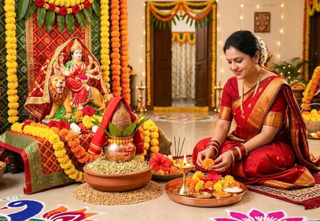Navratri Festival : यंदा नवरात्रीत अष्टमी-नवमी एकाच दिवशी, जाणून घ्या घटस्थापनेपासून दसऱ्यापर्यंतच्या महत्त्वाच्या तारखा