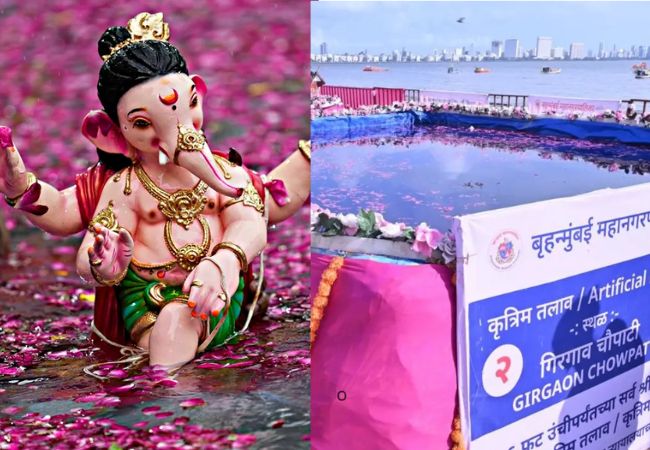 Mumbai Ganeshotsav : मुंबईत गणेश विसर्जनासाठी BMC सज्ज; 25 हजार कर्मचारी तैनात, 383 कृत्रिम तलावांची व्यवस्था