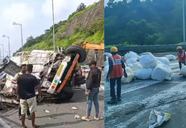 Mumbai-Pune Expressway : मुंबई-पुणे एक्स्प्रेस वेवर भीषण अपघात; दोन जणांचा मृत्यू, एक गंभीर जखमी
