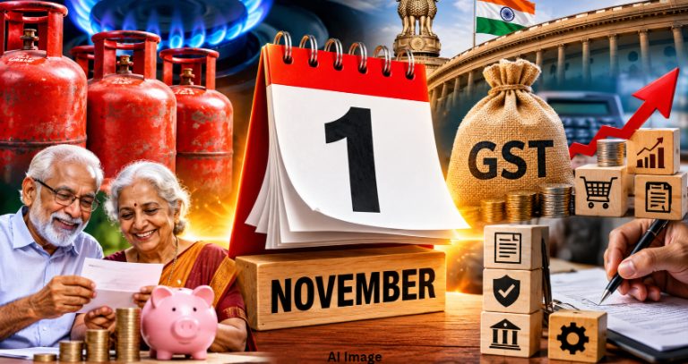 1 November 2026 Rules Change : 1 नोव्हेंबरपासून बदलणार 6 महत्त्वाचे नियम; गॅस सिलिंडर, पेन्शन आणि GST संदर्भात जाणून घ्या नवे अपडेट्स