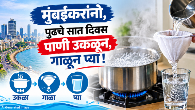 मुंबईकरांनो, पुढचे सात दिवस पाणी उकळून, गाळून प्या !