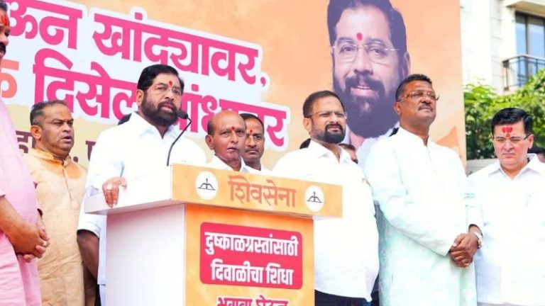 दुष्काळग्रस्त शेतकऱ्यांच्या पाठिशी शिवसेना खंबीरपणे उभी, चिंता करू नका; उपमुख्यमंत्री एकनाथ शिंदे यांचा शब्द