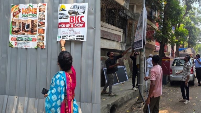 ‘फ्लेक्समुक्त मुंबई’ अभियानासाठी महापौरांची धडाकेबाज सुरुवात, घाटकोपरमध्येच अनधिकृत बॅनर हटवत केला मोहिमेचा श्रीगणेशा