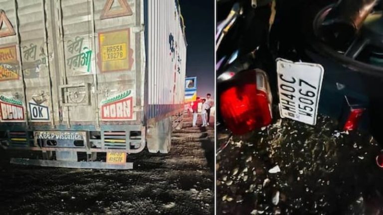 Nagpur accident : नागपुरात भीषण अपघात; ट्रेलरच्या धडकेत पती-पत्नी आणि 4 वर्षांच्या मुलाचा मृत्यू