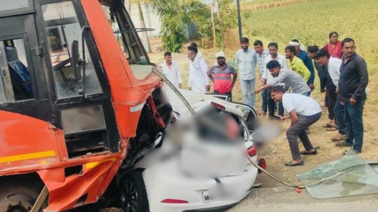 Beed Accident : तुळजापूरला चाललेल्या भाविकांवर काळाचा घाला; पंढरपूर खामगाव पालखी मार्गावर भीषण अपघात