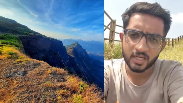 पत्नीविरोधात आरोप, 13 मिनिटांचा VIDEO अन् कोकणकड्यावरून उडी; गुजरातच्या तरुणाच्या मृत्यूने खळबळ