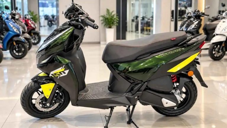 TVS Ntorq 150 चा हा ‘डार्क’ लूक तुफान धुमाकूळ घालणार, शोरूममध्ये दिसली नवी स्टाईल; लवकरच लॉन्च