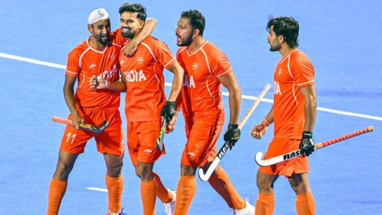 Indian mens hockey team delivered a golden performance the team made history by winning the gold medal after a long wait