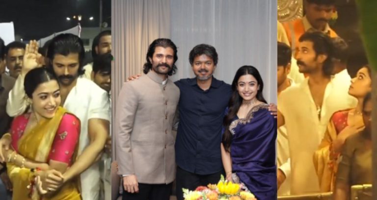 Vijay-Rashmika at Tirupati : तिरुपती मंदिरात रश्मिका-विजयला पाहण्यासाठी चाहत्यांची गर्दी; ‘रणबाली’च्या रिलीजपूर्वी दोघांनी घेतले व्यंकटेश्र्वरांचे दर्शन
