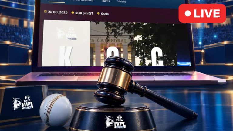 WPL 2027 Auction Live: सोफी मोलिन्यूसाठी युपी वॉरियर्सने मोजले 1.10 कोटी