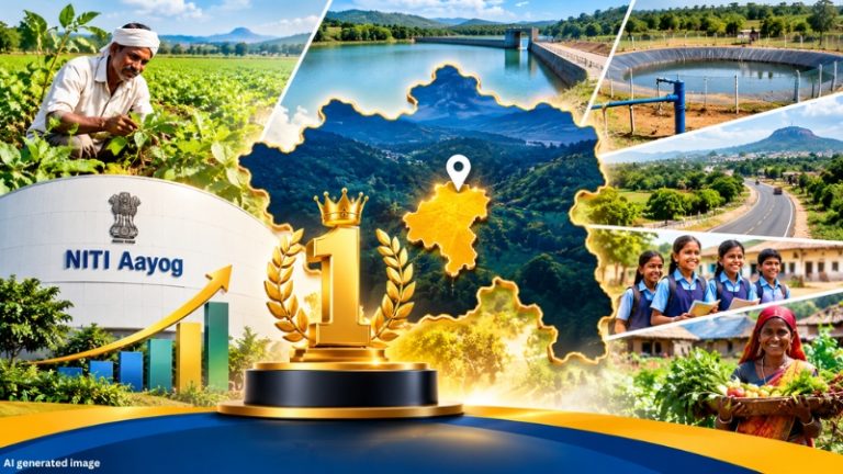 नीती आयोगाच्या ‘डेल्टा रँकिंग’मध्ये गडचिरोली देशात प्रथम